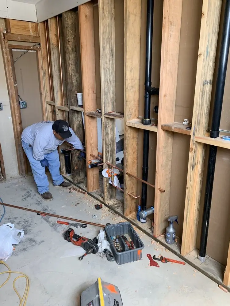 Commercial rough-in plumbing for Trenchless Sewer Repair in Yalaha